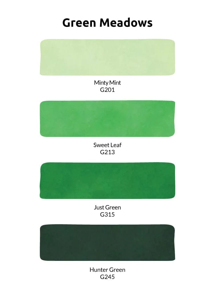 Alcohol Ink Bundle Green Meadows Alcohol Ink Bundle