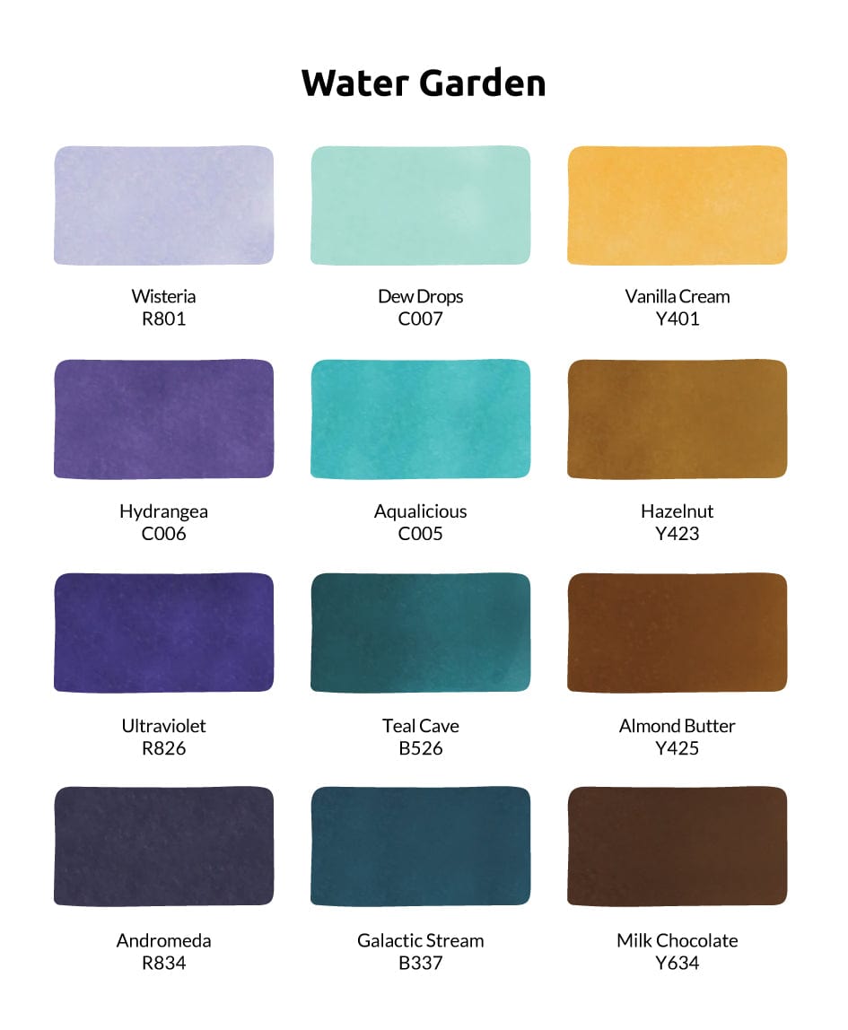 Alcohol Markers Water Garden Artist Alcohol Markers Set G