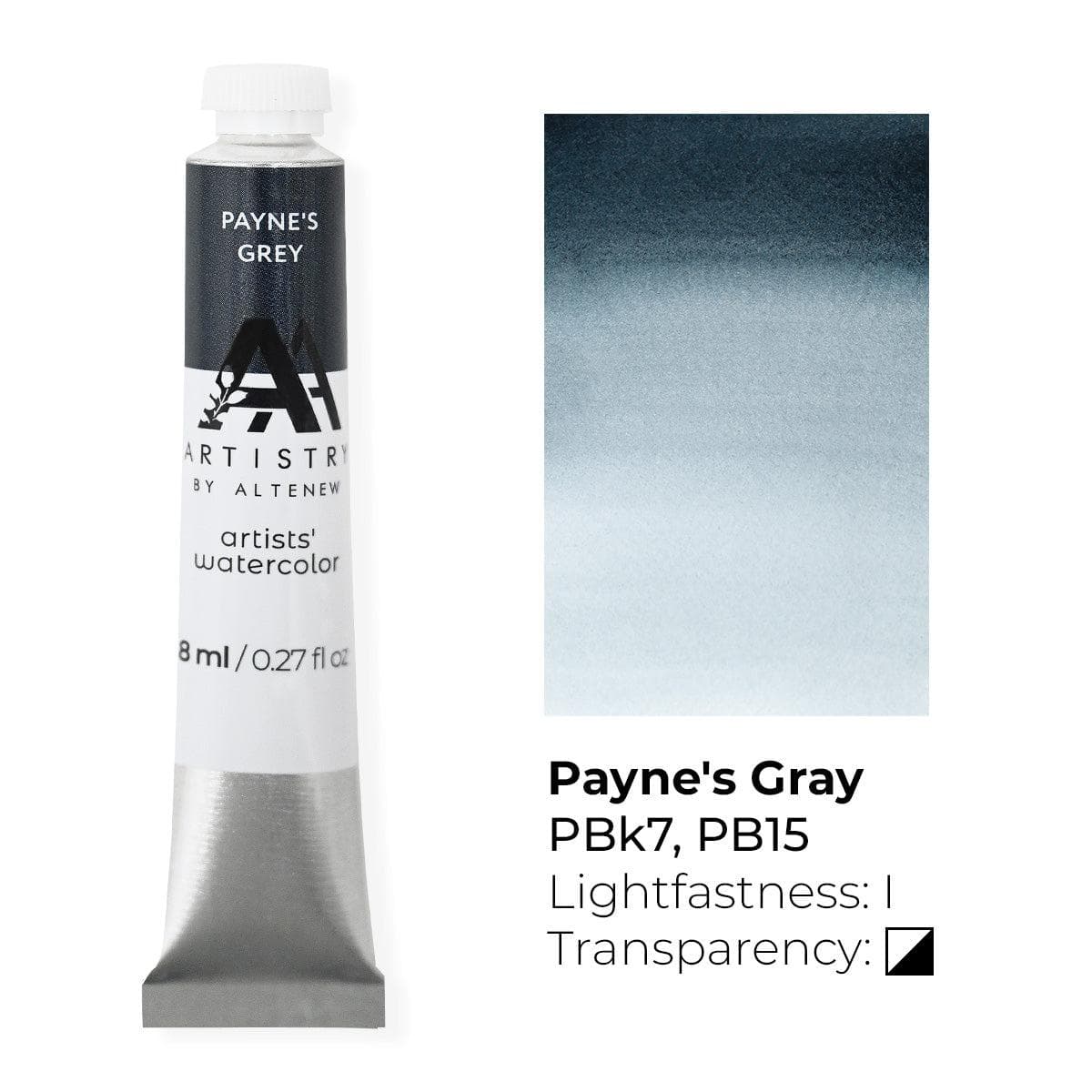 Watercolor Artists' Watercolor Tube - Payne's Grey