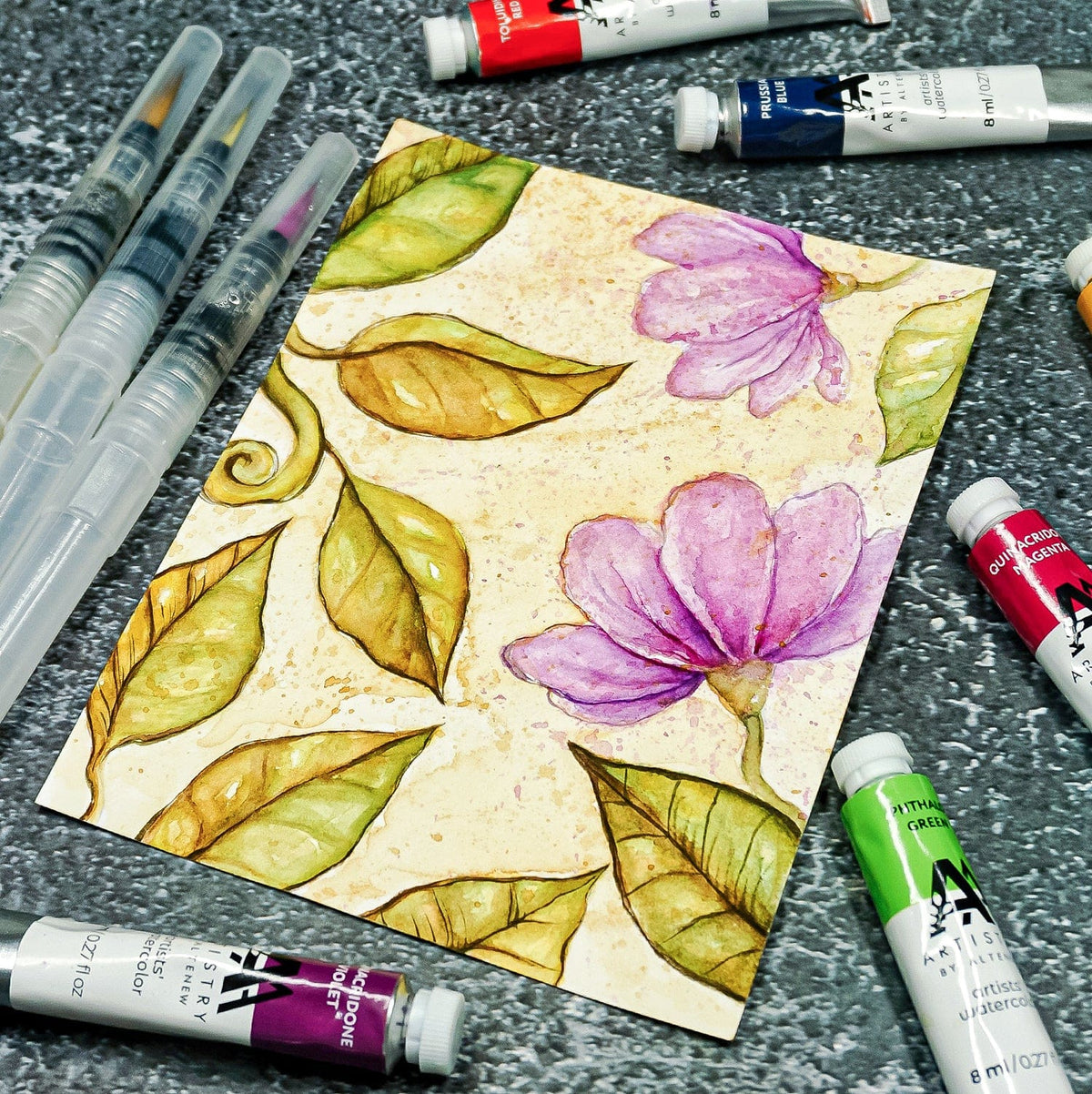Watercolor Tubes Artists' Watercolor Tube - Phthalo Green - (PG.7)