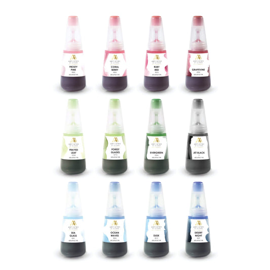 Alcohol Ink Bundle Cosmic Garden 12 Artist Alcohol Ink Set A Bundle
