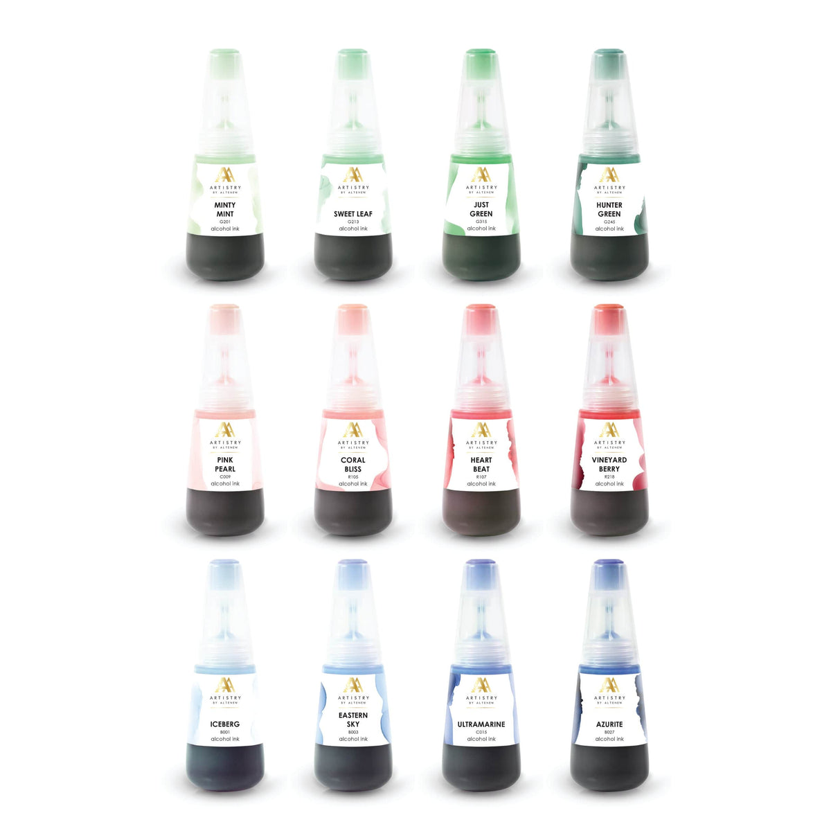 Alcohol Ink Bundle Island Garden 12 Artist Alcohol Ink Set H Bundle