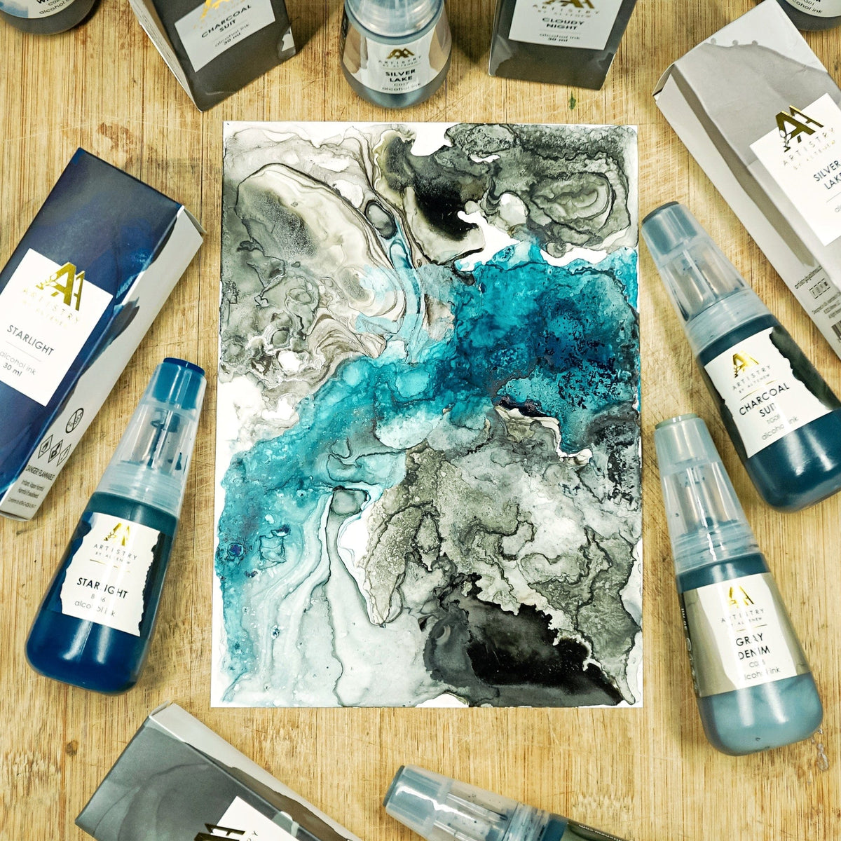 Alcohol Ink Silver Lake Alcohol Ink