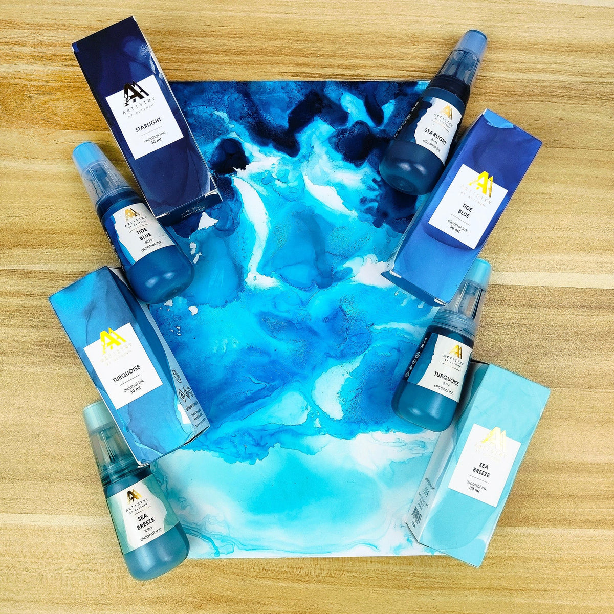 Alcohol Ink Tide Blue Alcohol Ink