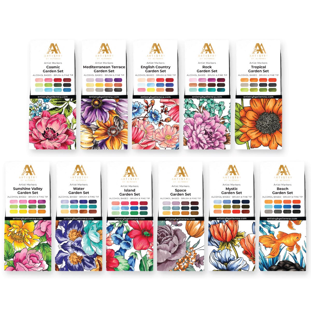 Alcohol Marker Bundle Artist Alcohol Markers Bundle (132 Colors)