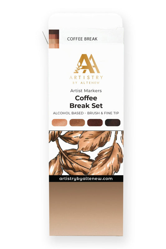 Alcohol Markers Artist Markers Coffee Break Set