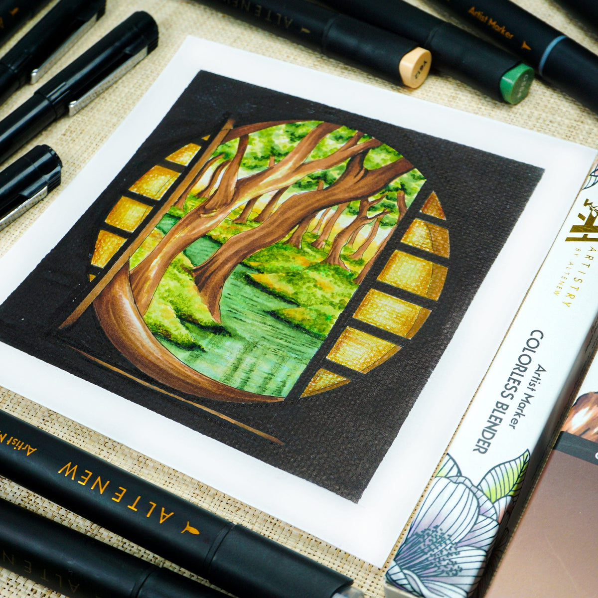 Alcohol Markers Artist Markers Coffee Break Set