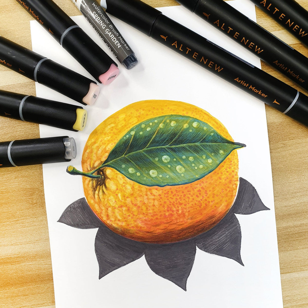 Alcohol Markers Artist Markers Glacier Caves Set
