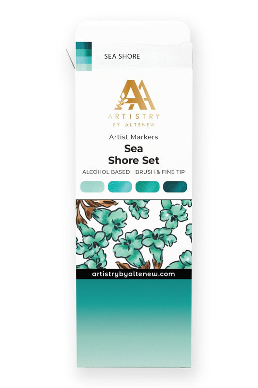 Alcohol Markers Artist Markers Sea Shore Set