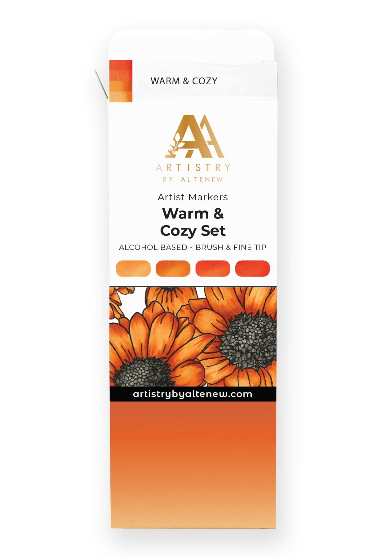 Alcohol Markers Artist Markers Warm & Cozy Set