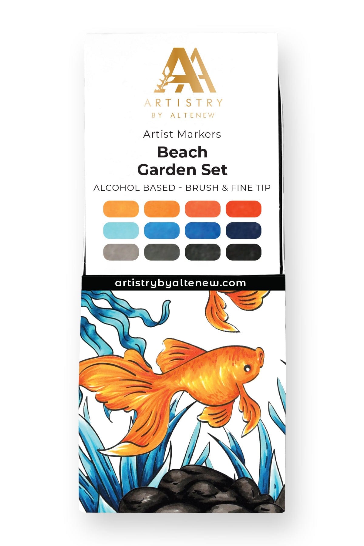 Alcohol Markers Beach Garden Artist Alcohol Markers Set K