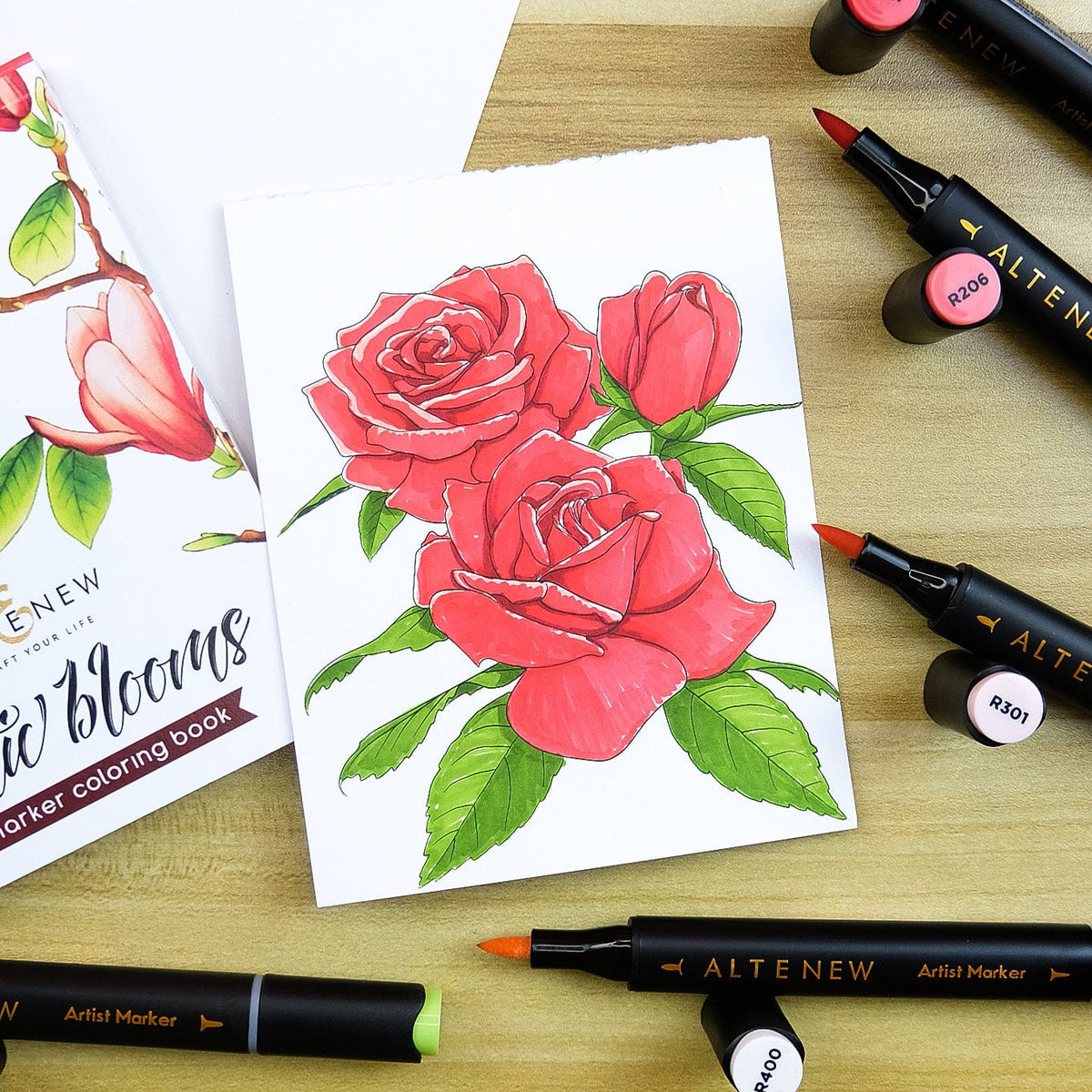 Alcohol Markers Cosmic Garden Artist Alcohol Markers Set A