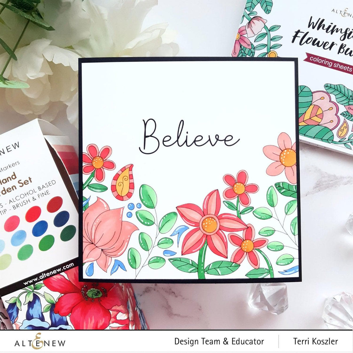 Alcohol Markers Island Garden Artist Alcohol Markers Set H