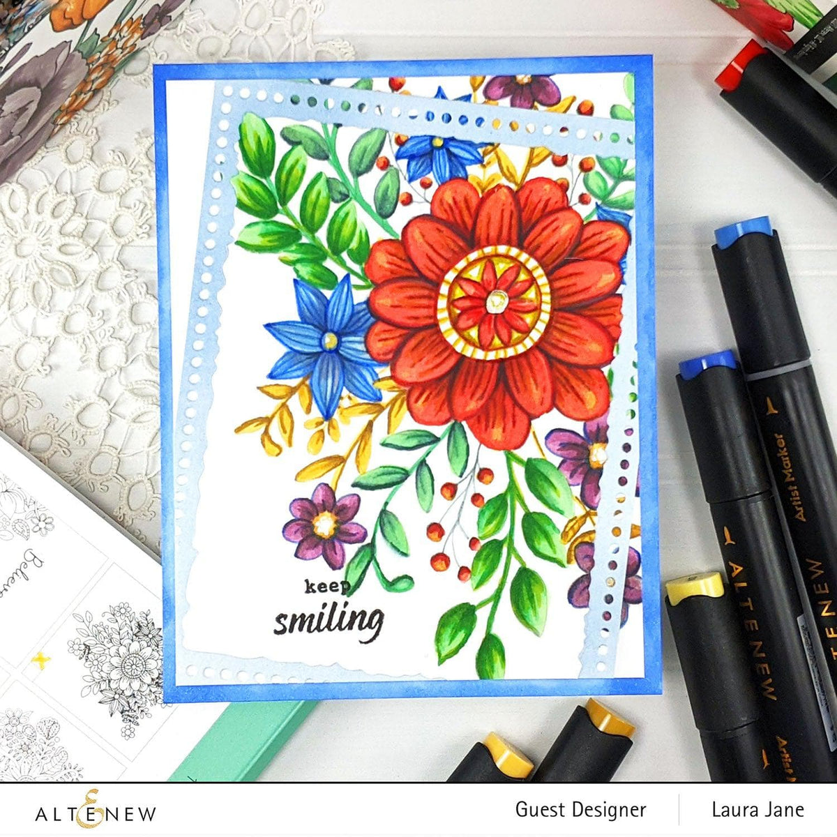Alcohol Markers Island Garden Artist Alcohol Markers Set H