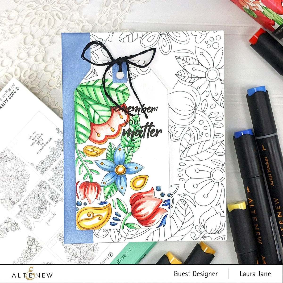 Alcohol Markers Island Garden Artist Alcohol Markers Set H