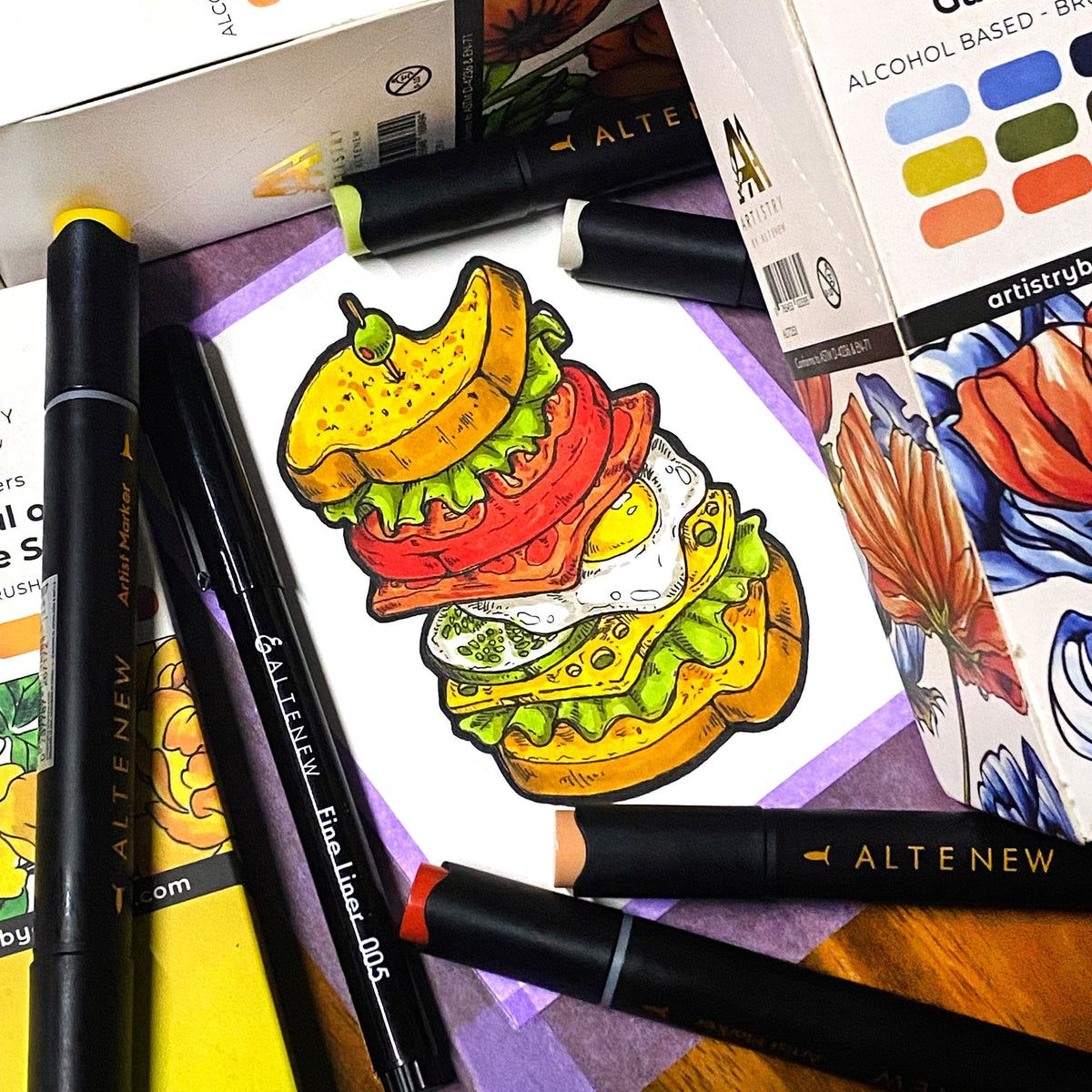 Alcohol Markers Mystic Garden Artist Alcohol Markers Set J