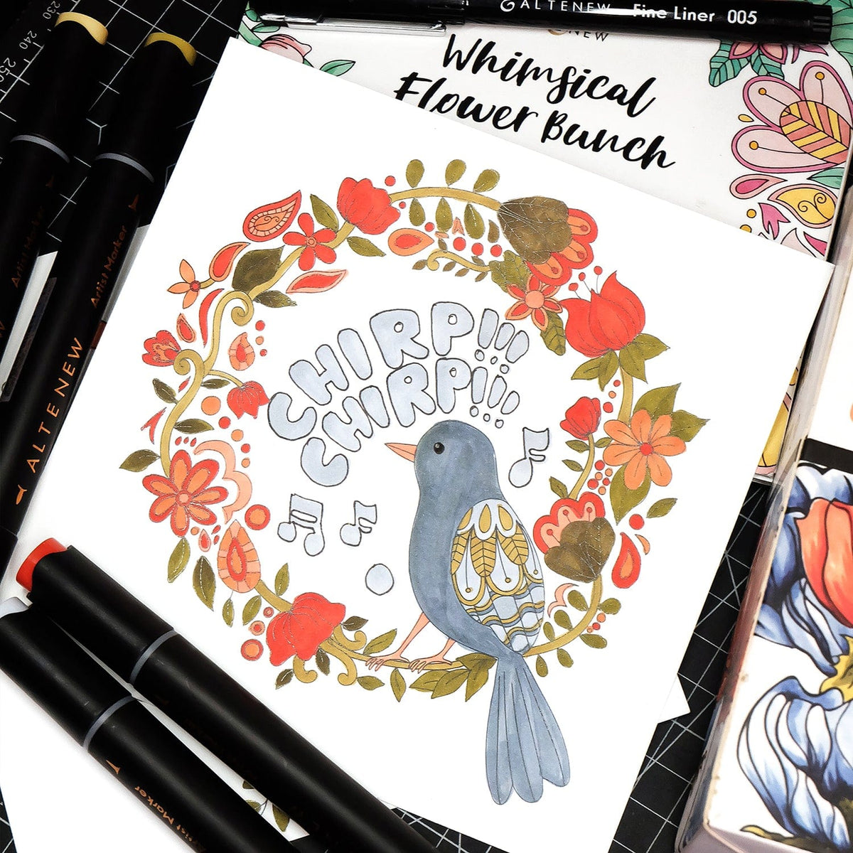 Alcohol Markers Mystic Garden Artist Alcohol Markers Set J
