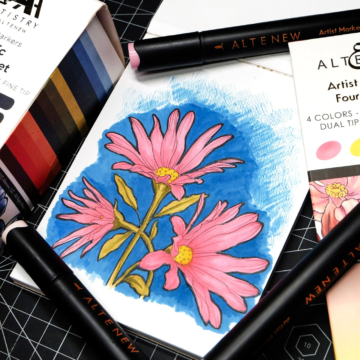 Alcohol Markers Mystic Garden Artist Alcohol Markers Set J