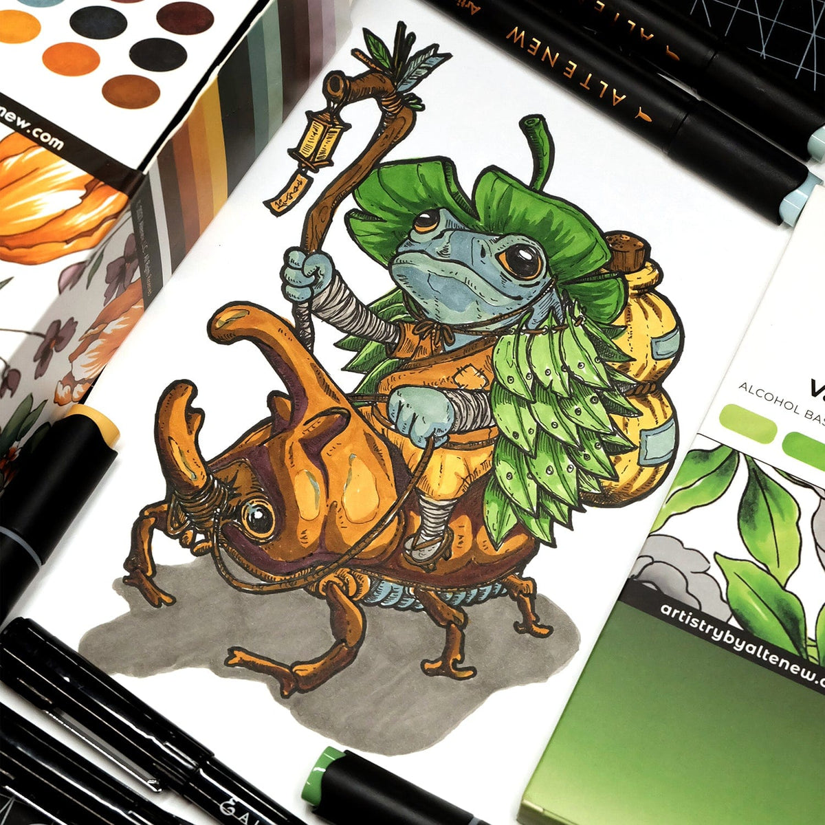 Alcohol Markers Space Garden Artist Alcohol Markers Set I