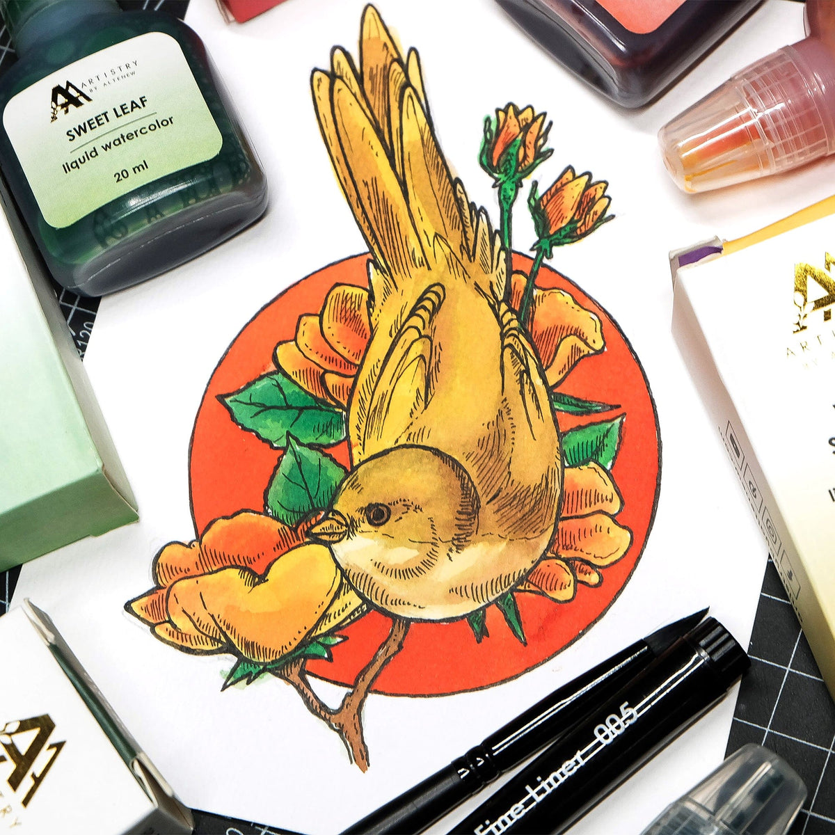 Brushes Artists' Watercolor Brushes - Round