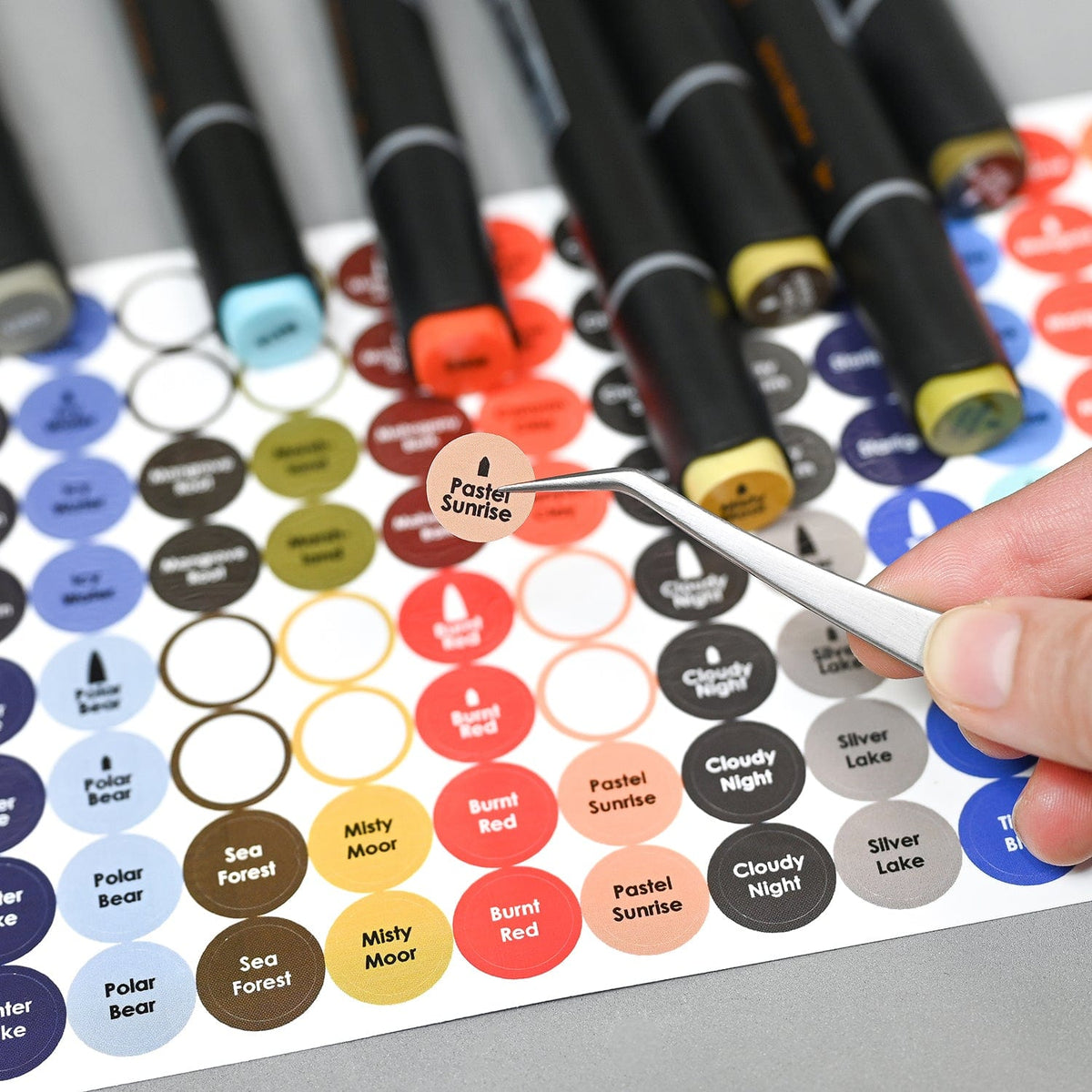 Decals Mystic & Beach Garden Marker Topper Label Set