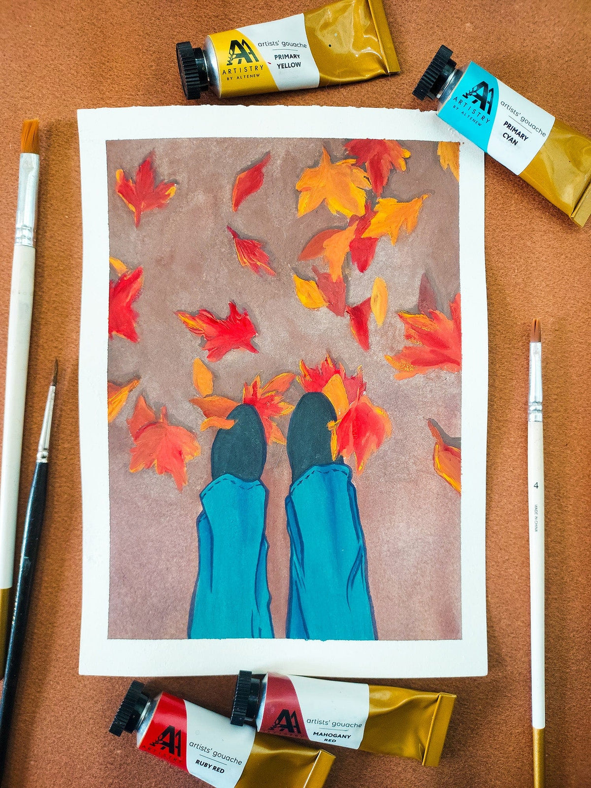Gouache Artists' Gouache Set - Strolling Through New York