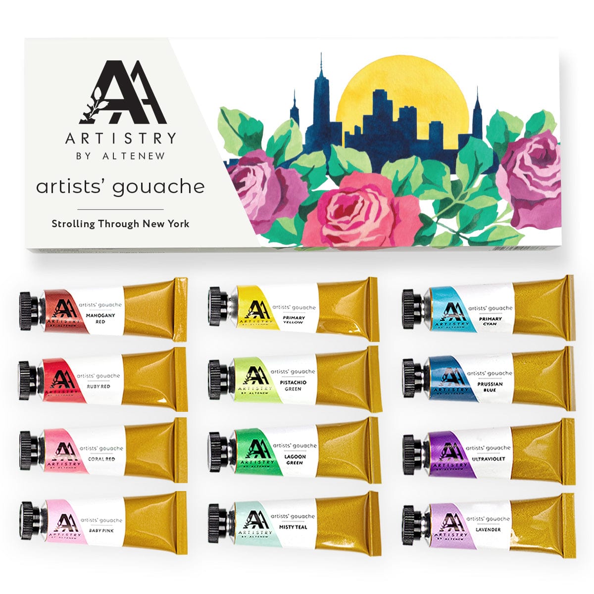 Gouache Artists' Gouache Set - Strolling Through New York