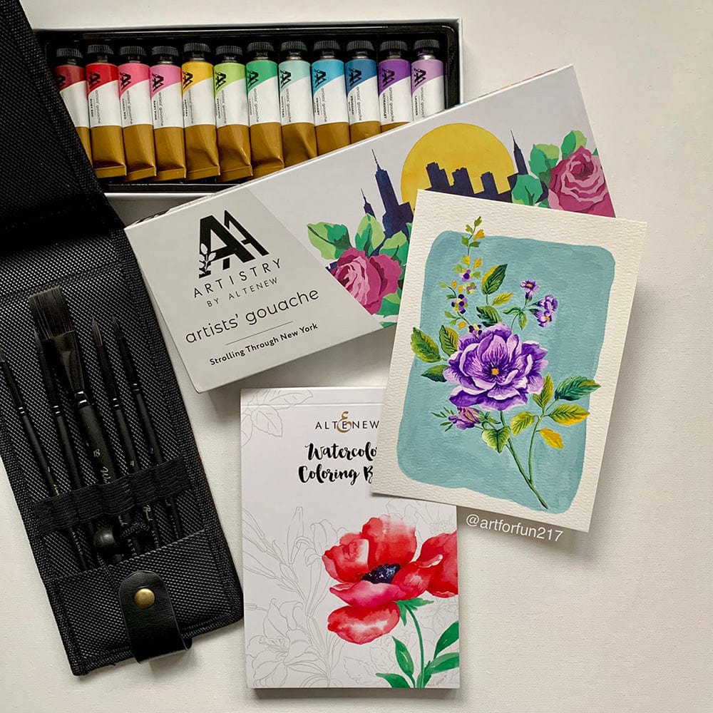 Gouache Artists' Gouache Set - Strolling Through New York