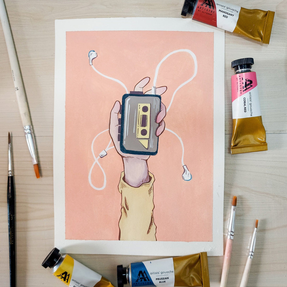 Gouache Artists' Gouache Set - Strolling Through New York