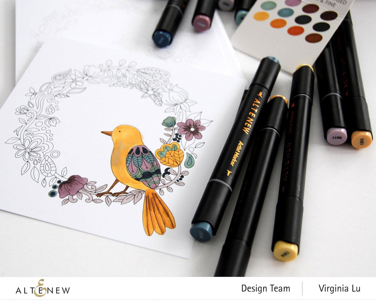 Island Garden & Space Garden Artist Alcohol Markers Bundle