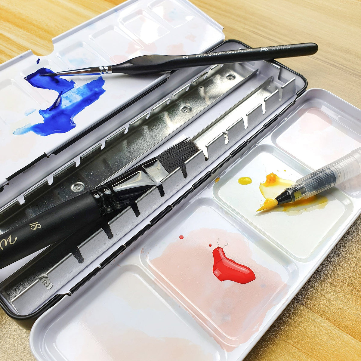 Palette Watercolor Tin Case