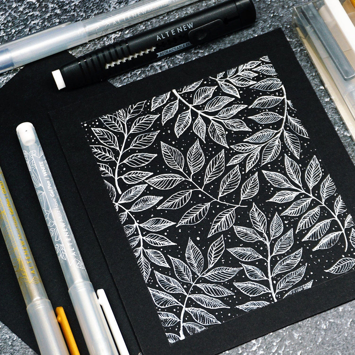 Paper Jet Black Cardstock (15 sheets/set)
