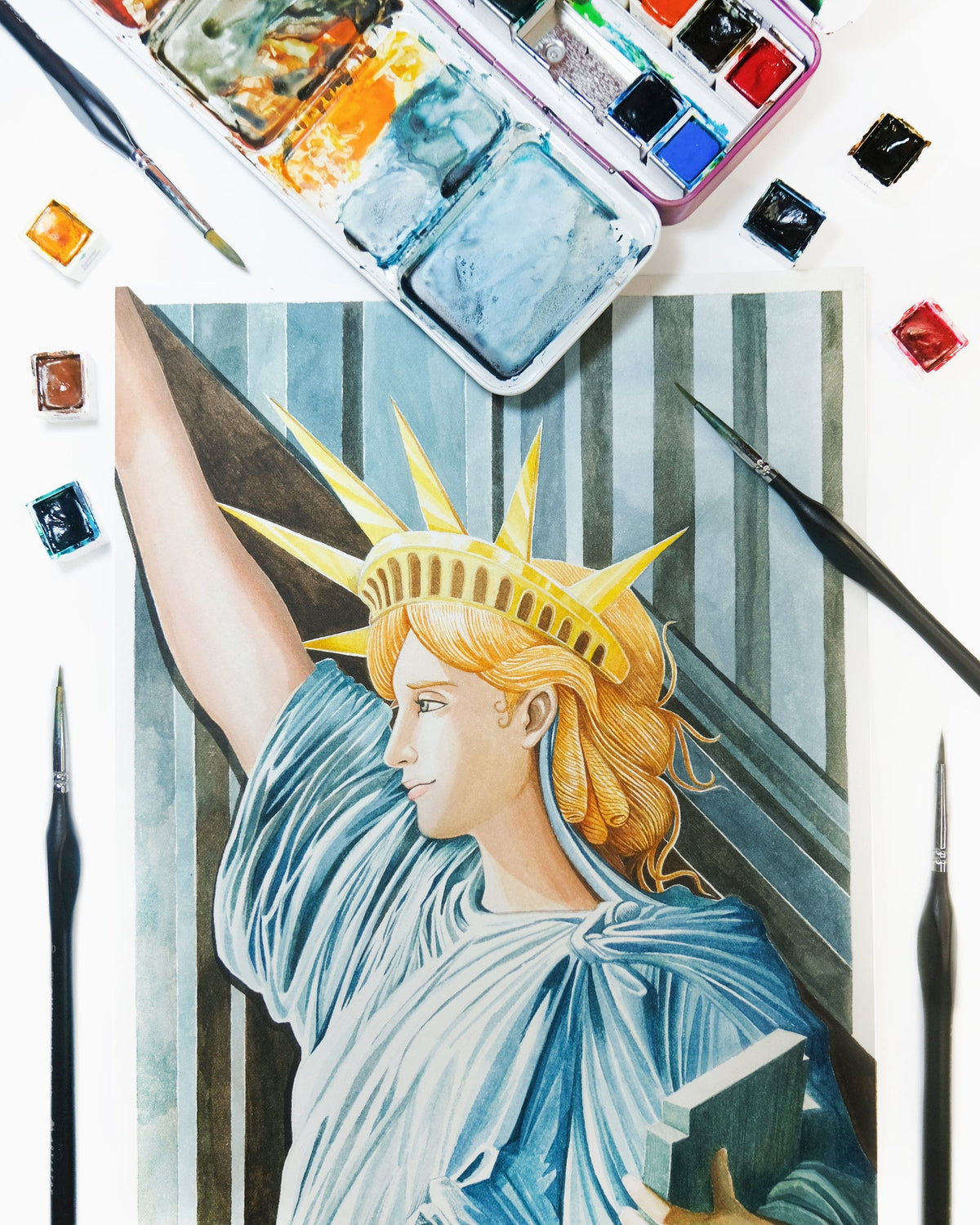 Paper Watercolor Paper Pad (9"x 12")