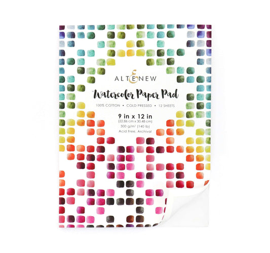 Paper Watercolor Paper Pad (9"x 12")