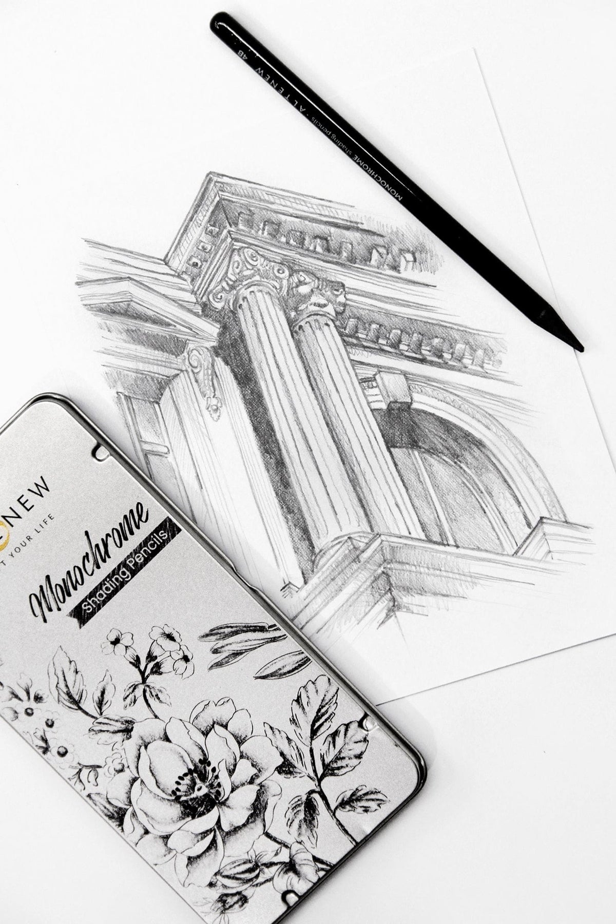Pencils Monochrome Shading Pencils