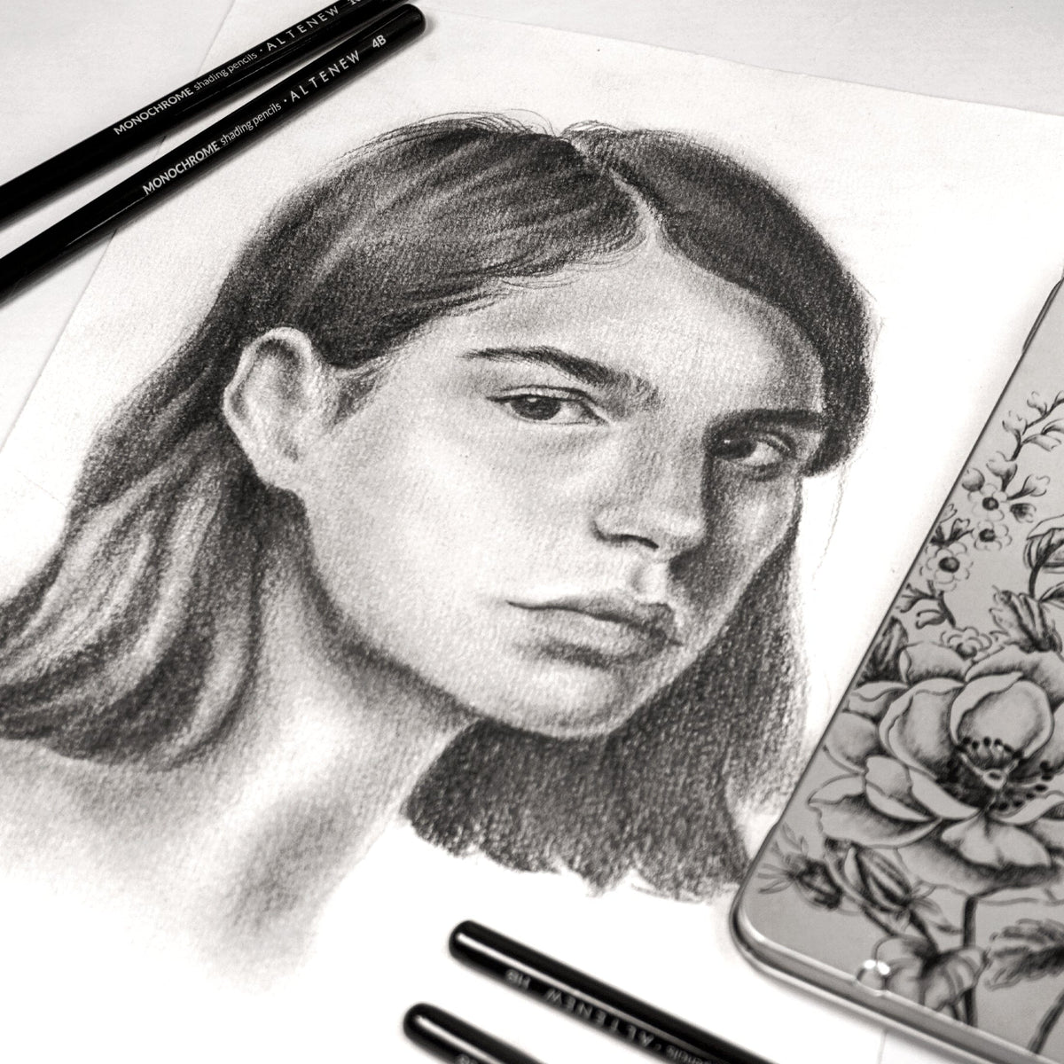 Pencils Monochrome Shading Pencils
