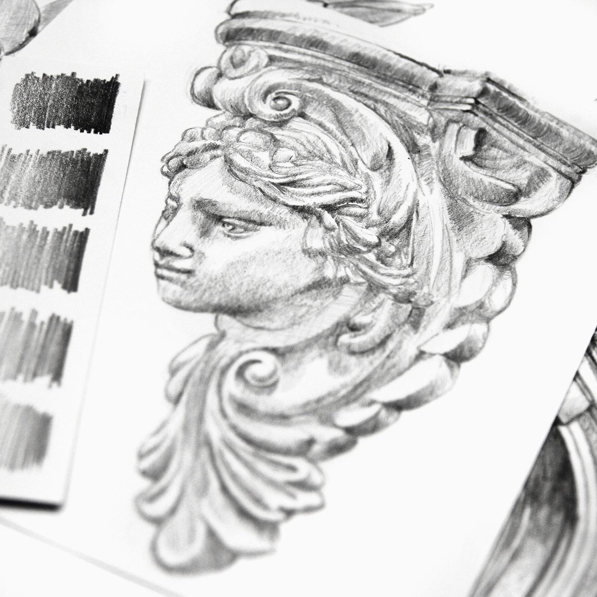 Pencils Monochrome Shading Pencils