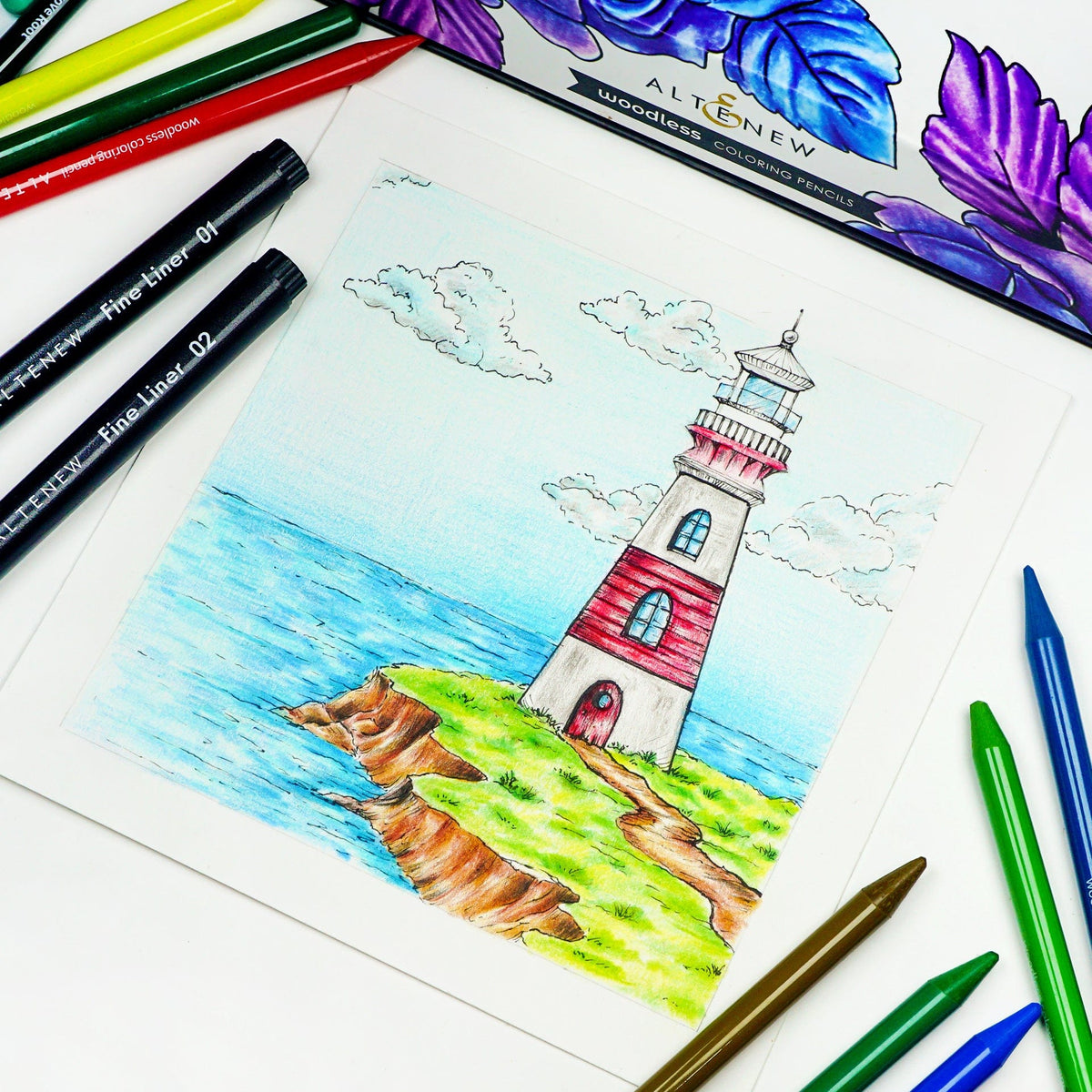 Pencils Woodless Coloring Pencils