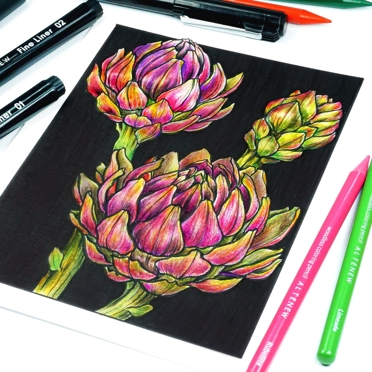 Pencils Woodless Coloring Pencils