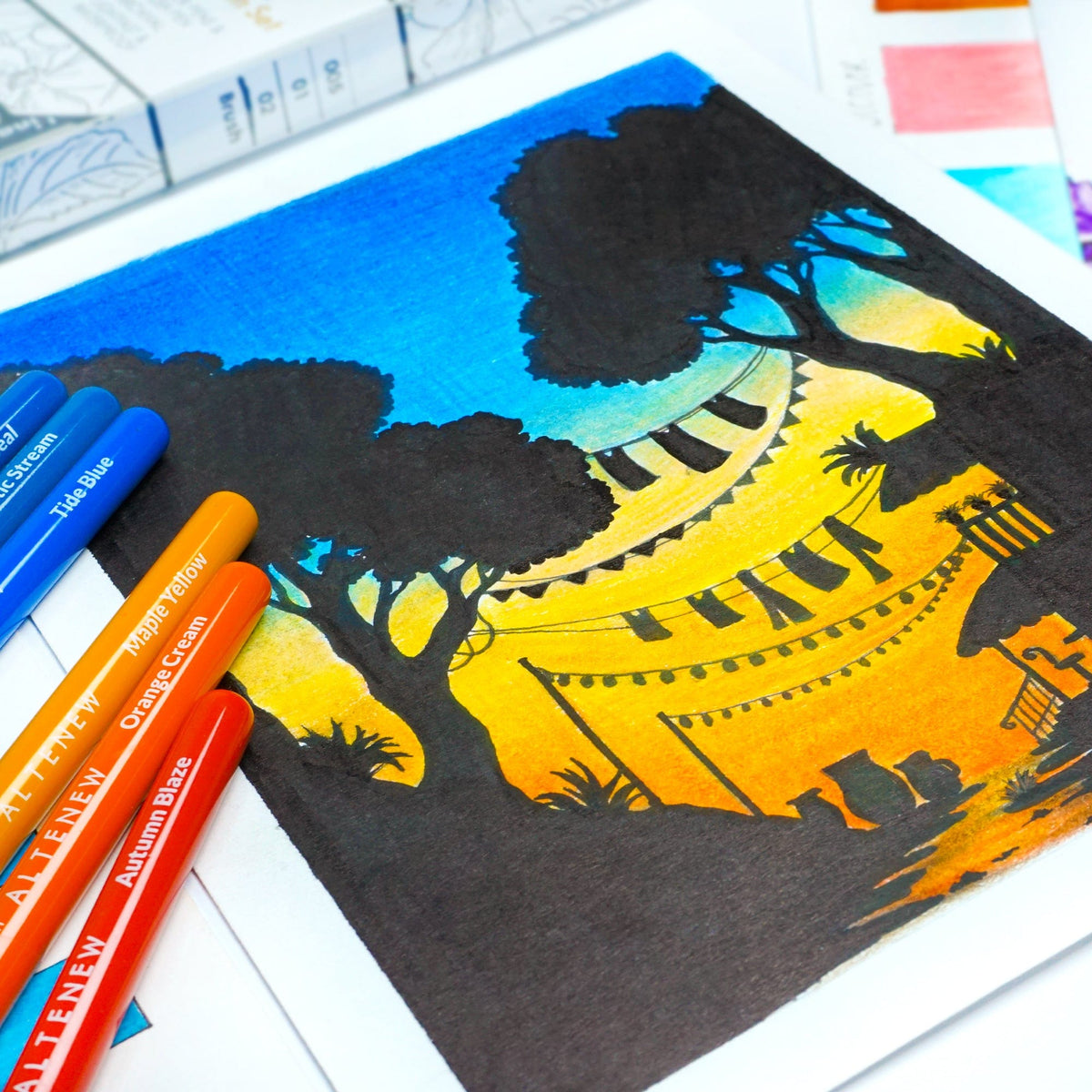 Pencils Woodless Coloring Pencils