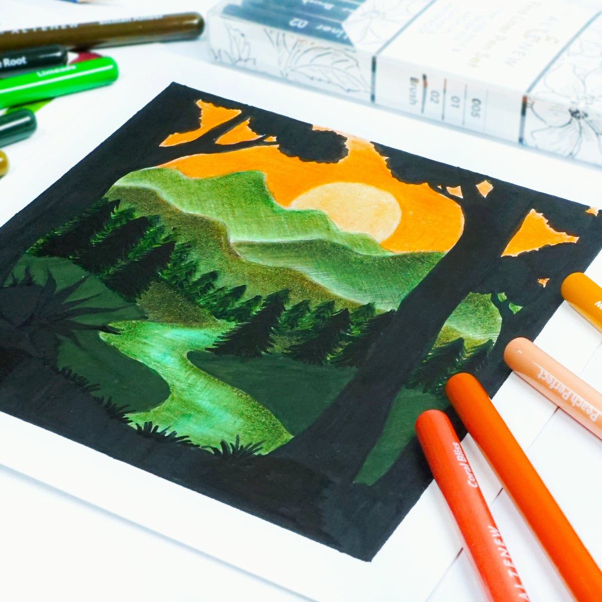 Pencils Woodless Coloring Pencils