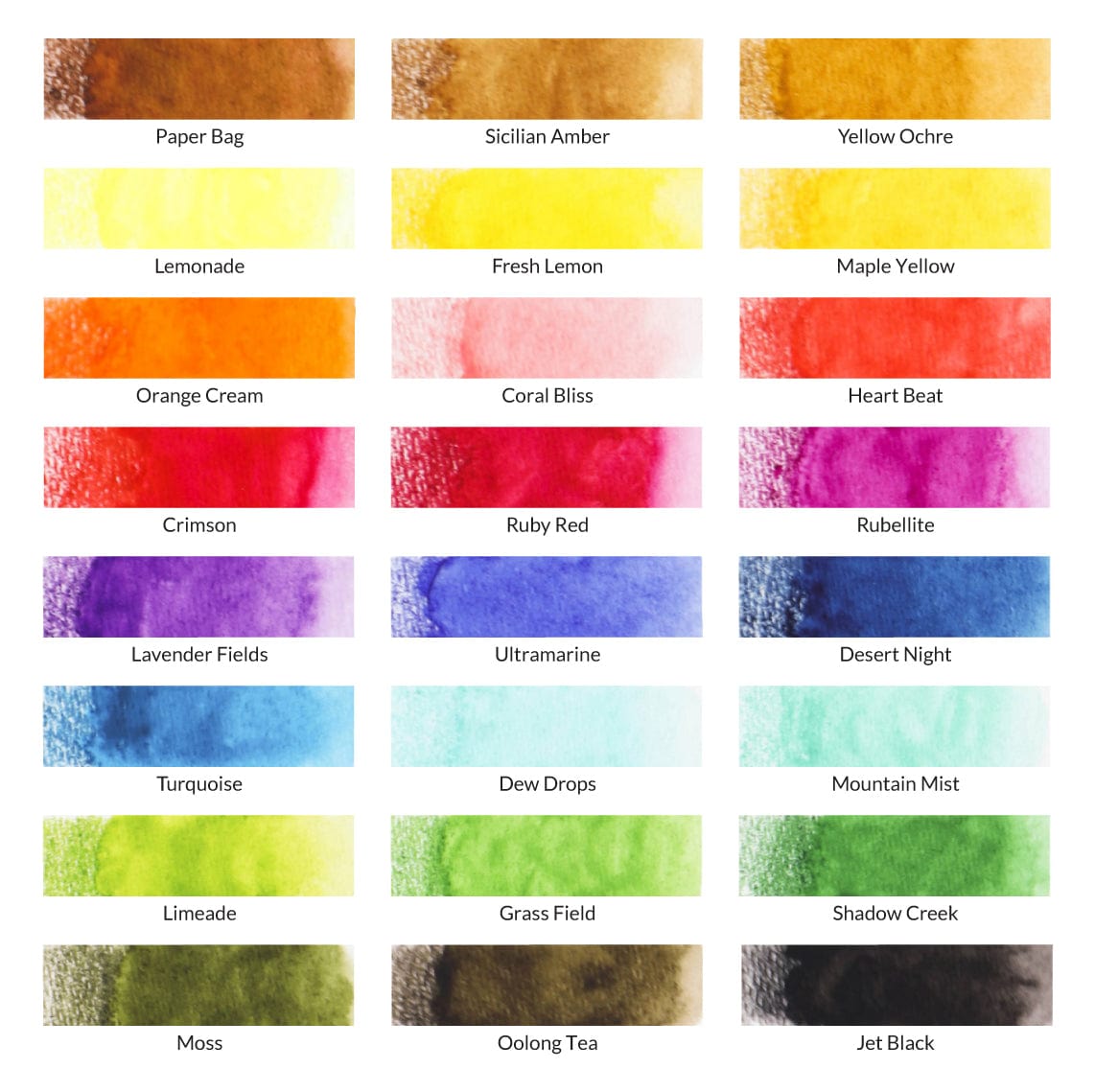 Pencils Woodless Watercolor Pencil 24 Set