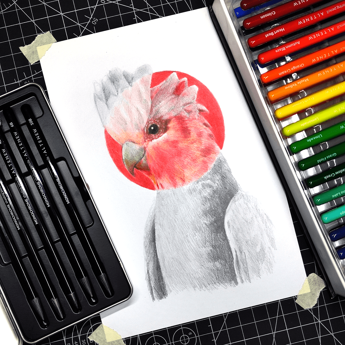 Pencils Woodless Watercolor Pencil 24 Set