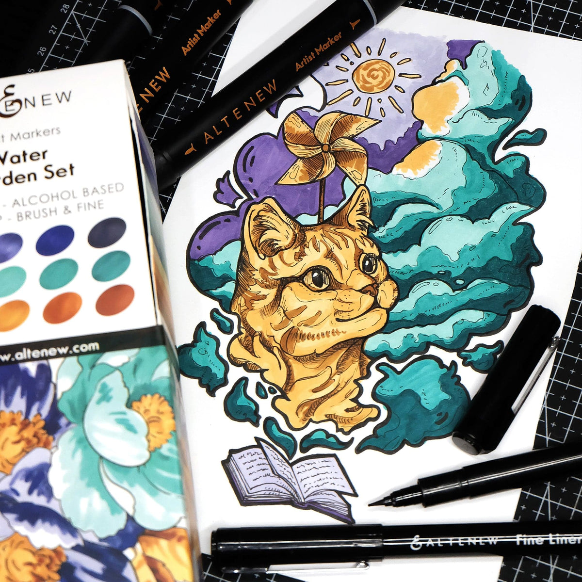 Stationery Fine Liner Pen Set