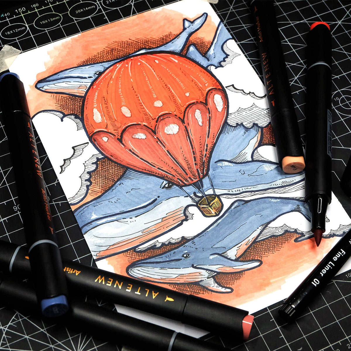Stationery Fine Liner Pen Set