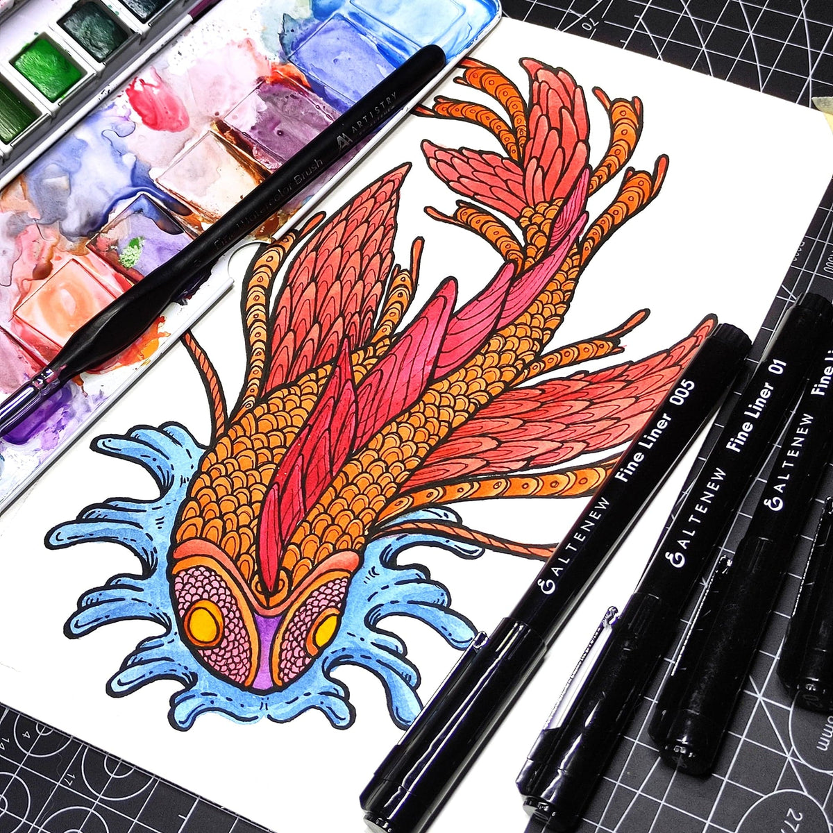 Stationery Fine Liner Pen Set