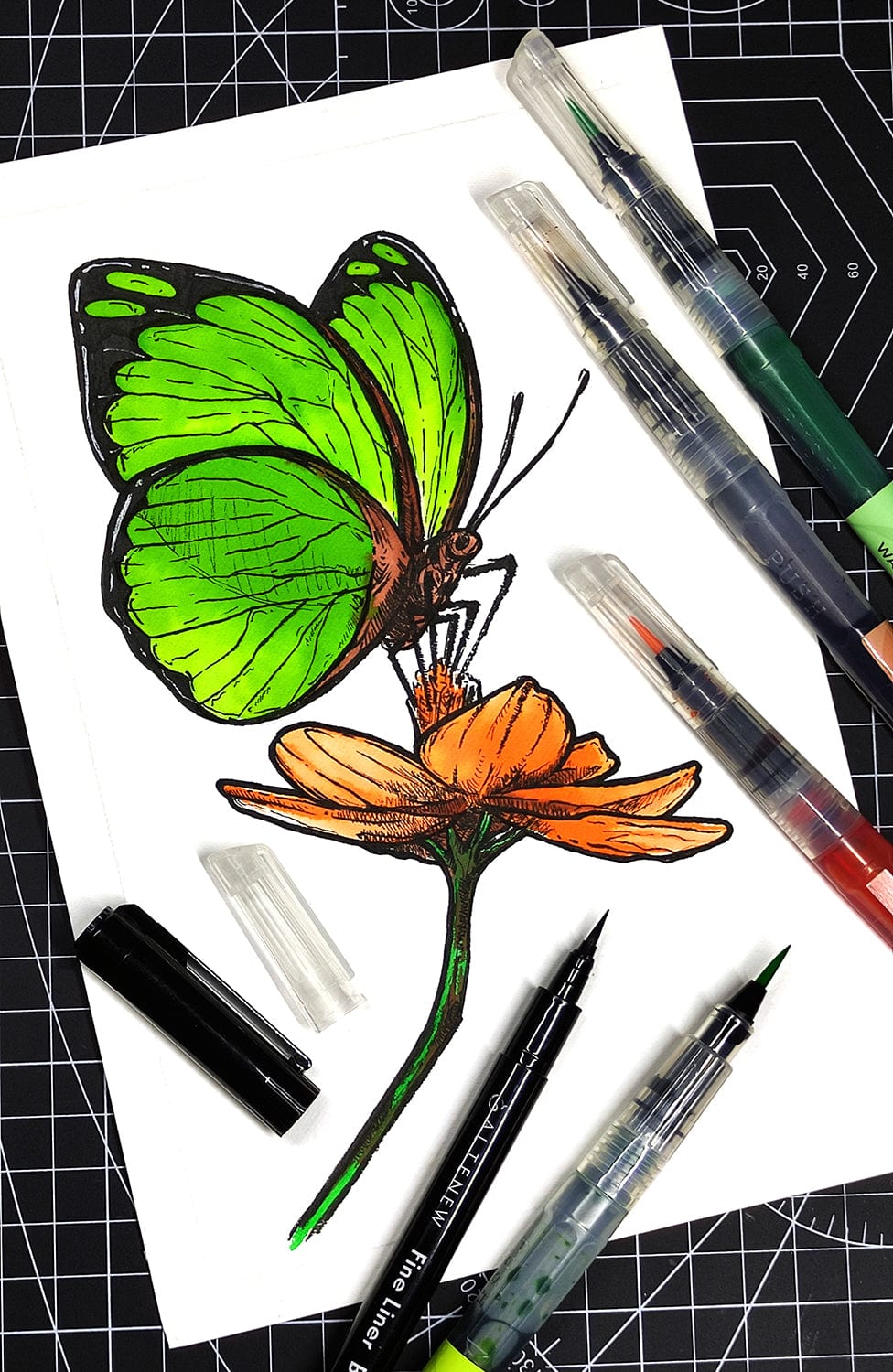 Stationery Fine Liner Pen Set