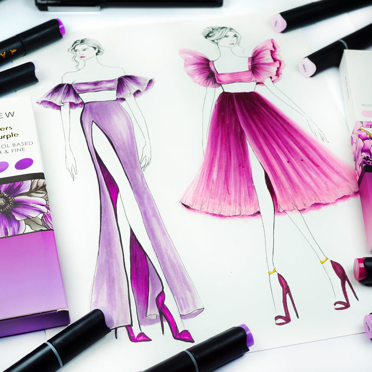 Stationery Fine Liner Pen Set