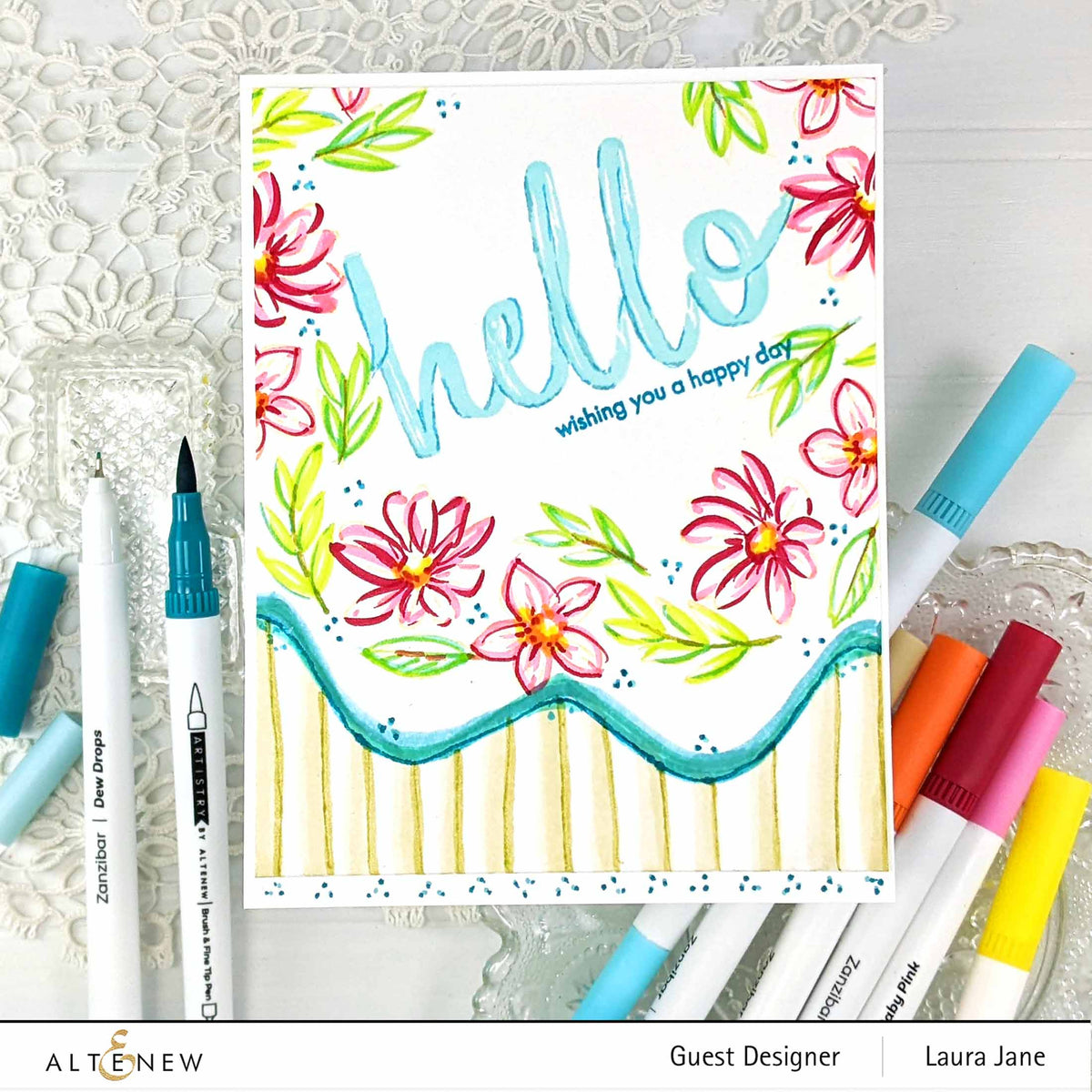 Water-based Marker Bundle Summer Travel Dual Tip Pen Bundle