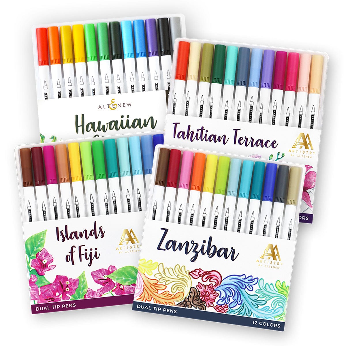 Water-based Marker Bundle Summer Travel Dual Tip Pen Bundle